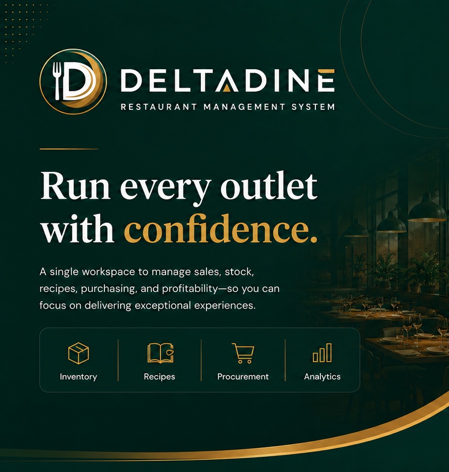 DeltaDine Restaurant Management System